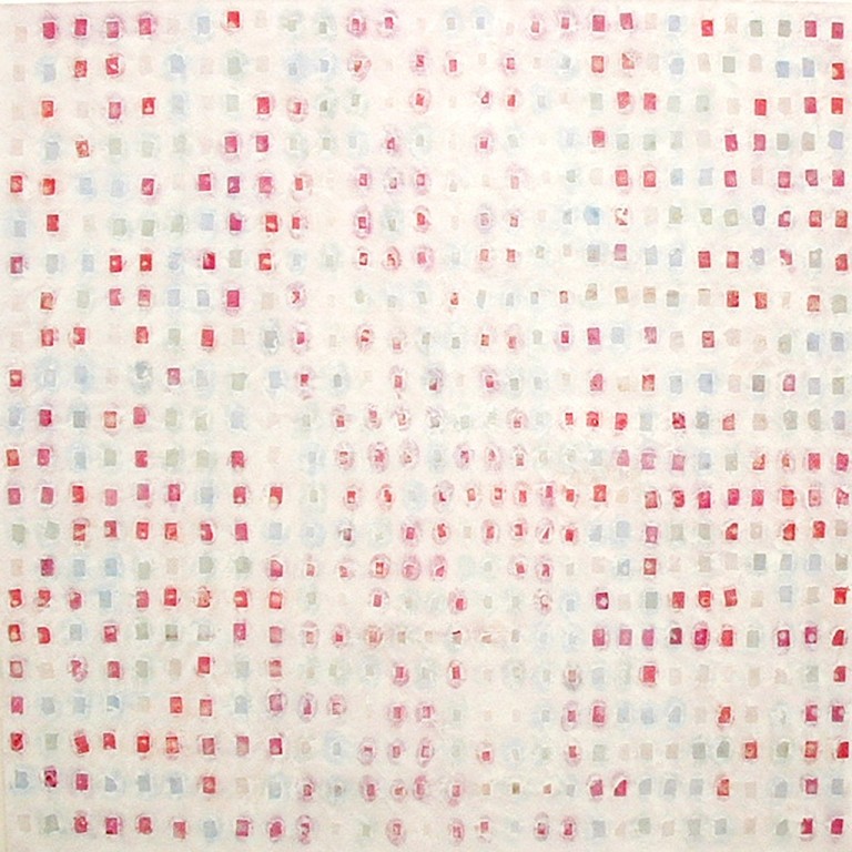 'Apli 2674', acrylic on canvas, 110 x 110cm, 2002