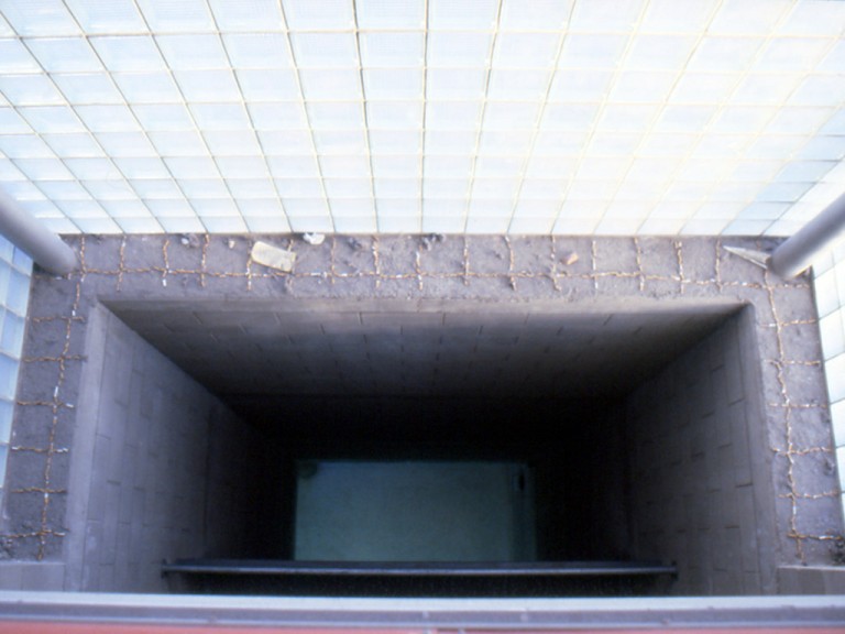 'From Here to There', cigarette ends on window ledge, Can Felipa, Barcelona, 2002