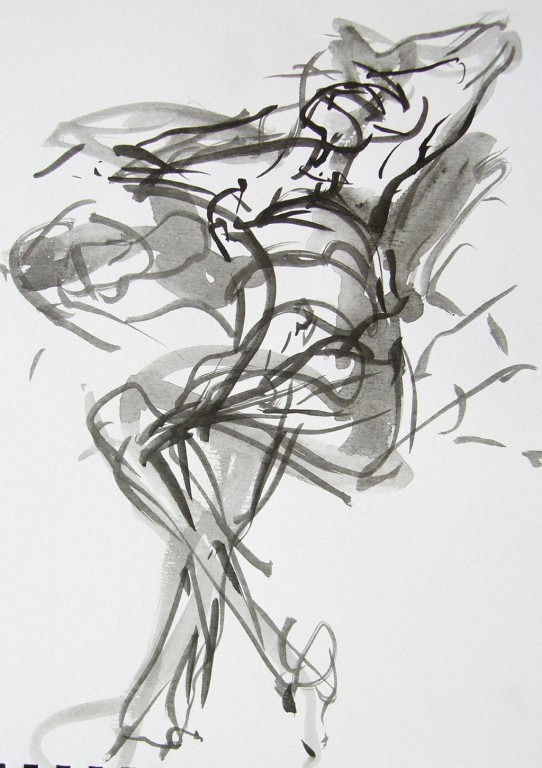 Chinese Ink Nude #3 14,8 x 19,8cm, 2008