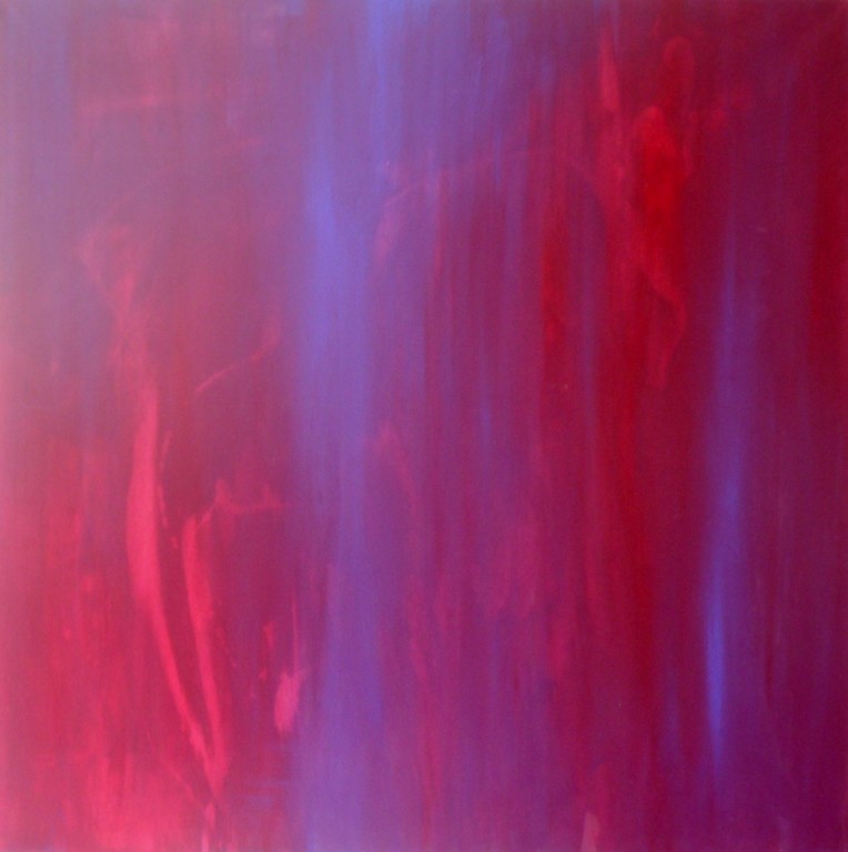 'Heavenly Pool', pigment & acrylic on canvas,110 x 110cm, 2008