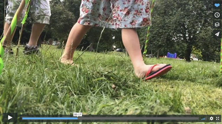 screenshot of Lyngford Park Labyrinth for Pride Priorswood in Taunton