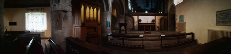 Ewenny Priory Exhibition Summer 2019: Medieval & Modern Journeys for St Thomas Way by artist Michelle Rumney