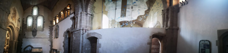 Ewenny Priory Exhibition Summer 2019: Medieval & Modern Journeys for St Thomas Way by artist Michelle Rumney
