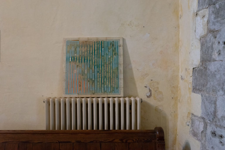 Ewenny Priory Exhibition Summer 2019: Medieval & Modern Journeys for St Thomas Way by artist Michelle Rumney