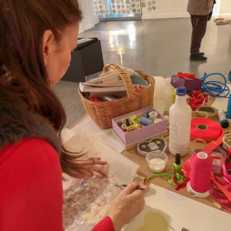 Medieval and Modern Mapping art exhibition and workshops by artist Michelle Rumney at Lighthouse Pooles Centre for the Arts