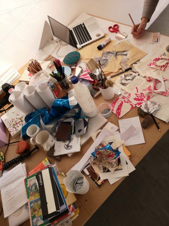 Medieval and Modern Stories art exhibition and workshops by artist Michelle Rumney at Lighthouse Pooles Centre for the Arts