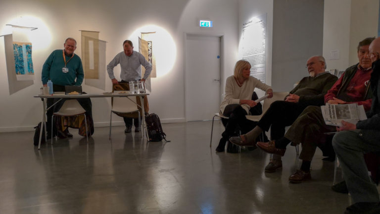 Medieval and Modern Stories art exhibition and workshops by artist Michelle Rumney at Lighthouse Pooles Centre for the Arts