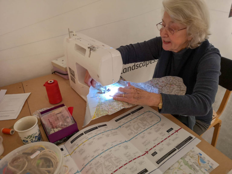 Medieval and Modern Landscapes art exhibition and workshops by artist Michelle Rumney at Lighthouse Pooles Centre for the Arts
