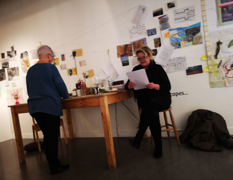Medieval and Modern Journeys art exhibition and workshops by artist Michelle Rumney at Lighthouse Pooles Centre for the Arts