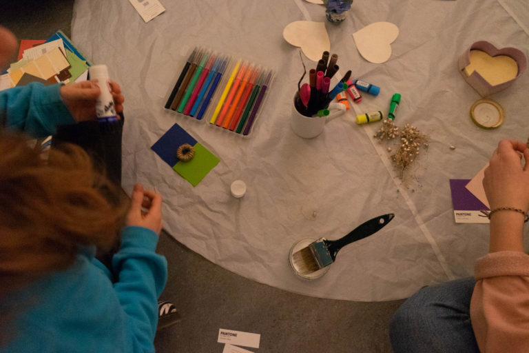 Medieval and Modern Landscapes art exhibition and workshops by artist Michelle Rumney at Lighthouse Pooles Centre for the Arts