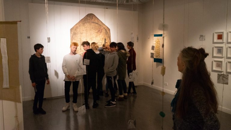 Medieval and Modern Landscapes art exhibition and workshops by artist Michelle Rumney at Lighthouse Pooles Centre for the Arts