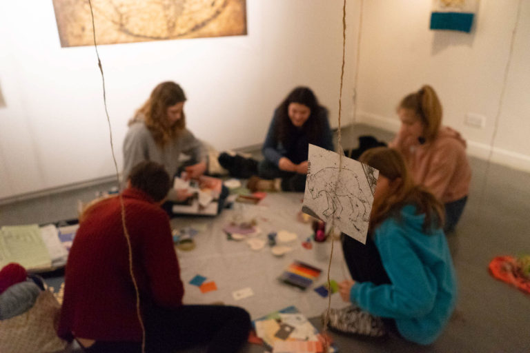 Medieval and Modern Landscapes art exhibition and workshops by artist Michelle Rumney at Lighthouse Pooles Centre for the Arts