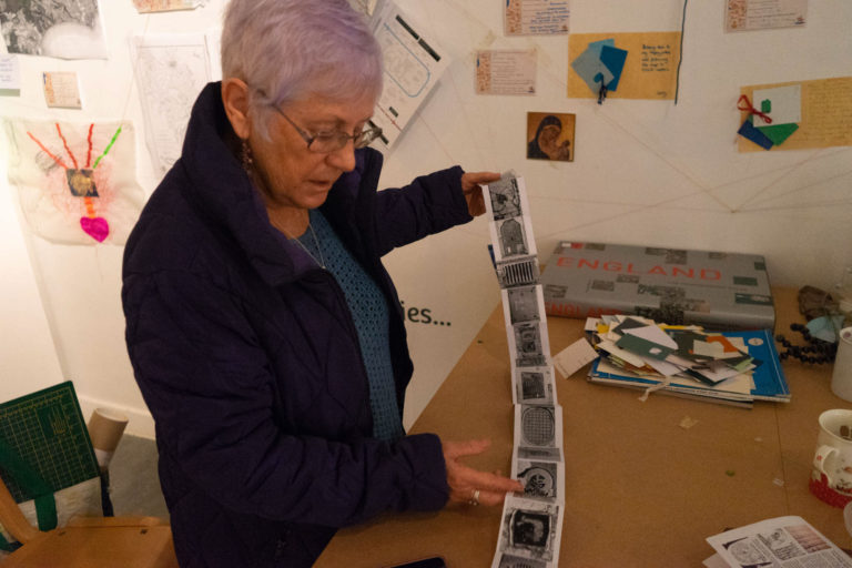 Medieval and Modern Landscapes art exhibition and workshops by artist Michelle Rumney at Lighthouse Pooles Centre for the Arts