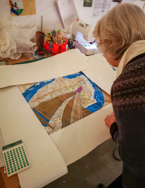 Medieval and Modern Journeys art exhibition and workshops by artist Michelle Rumney at Lighthouse Pooles Centre for the Arts