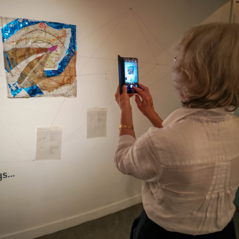 Medieval and Modern Journeys art exhibition and workshops by artist Michelle Rumney at Lighthouse Pooles Centre for the Arts