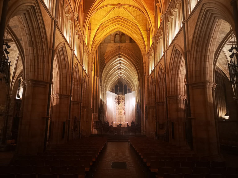 Lent Art Installation 2020 'Pilgrimage' by Michelle Rumney at Southwark Cathedral