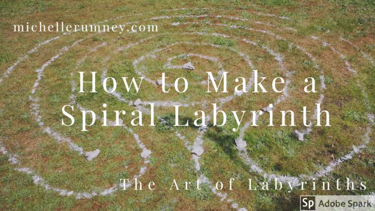 How to Make a Spiral Labyrinth outdoors