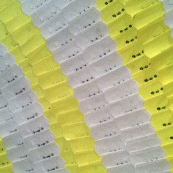 'The Manuscript Maze', (detail), adhesive labels on paper, 148 x 148 cm, 2013 'The Manuscript Maze', (detail), adhesive labels on paper, 148 x 148 cm, 2013