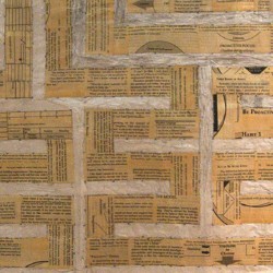 'The 7 Habits of Highly Effective People 7 Path Labyrinth' (detail), book pages on paper, 150 x 150 cm, 2013 'The 7 Habits of Highly Effective People 7 Path Labyrinth' (detail), book pages on paper, 150 x 150 cm, 2013