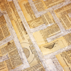 'The 7 Habits of Highly Effective People 7 Path Labyrinth',, book pages on paper, 163 x 163 cm, 2012 'The 7 Habits of Highly Effective People 7 Path Labyrinth',, mixed media contemporary art, book pages on paper, 163 x 163 cm, 2012