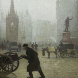 Adolphe Valette, Albert Square, Manchester, 1910