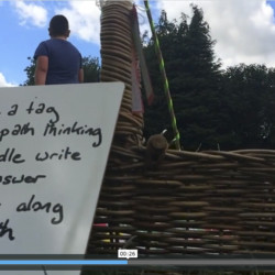 screenshot of Lyngford Park Labyrinth for Pride Priorswood in Taunton