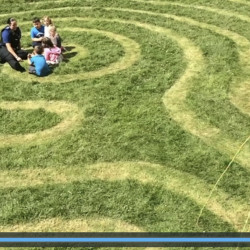 screenshot of Lyngford Park Labyrinth for Pride Priorswood in Taunton