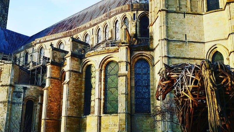 Canterbury Cathedral on 29 December 2019 St Thomas martyrdom
